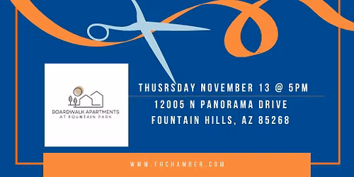 Ribbon Cutting -Boardwalk Apartments at Fountain Park