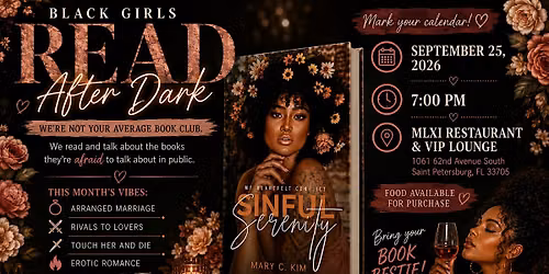 Black Girls Read After Dark | September Book Meet Up: Sinful Serenity