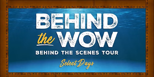 Behind the Scenes Tours at Wonders of Wildlife