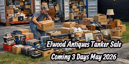 Elwood Antiques Outside Shipping Container Sale