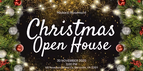 Christmas Open House