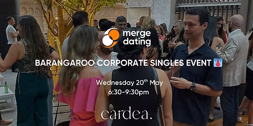 Barangaroo Corporate Singles Event | Cardea | Wed 20 May