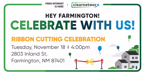 Clearnetworx Farmington Ribbon Cutting Celebration