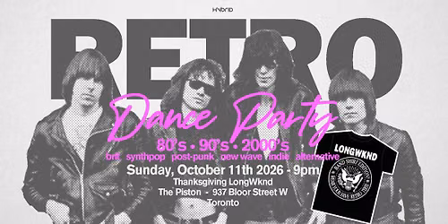 Saigon Sundays Retro 80's \u2022 90's \u2022 2000's Thanksgiving LongWknd At The Piston - Band Shirt Edition