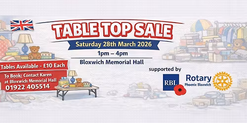 Table Top Sale 