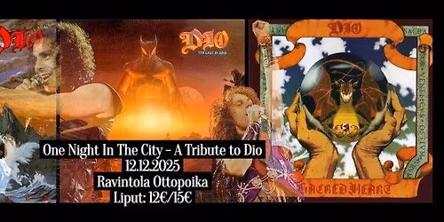 ONE NIGHT IN THE CITY - A TRIBUTE TO DIO