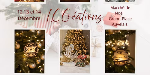 LC Créations au marché de Noël de Sambreville 