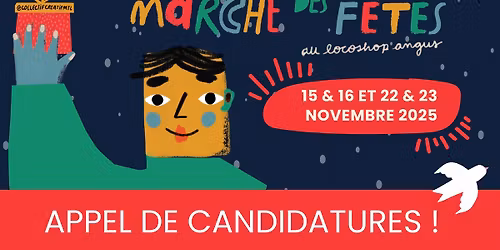 March\u00e9 des F\u00eates au Locoshop Angus au profit du Phare, Enfants et Familles 15&17 et 22&23 NOV, 2025