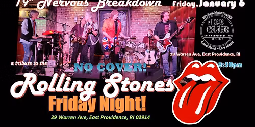 Rolling Stones tribute, "19th Nervous Breakdown" at 133 Club in East Providence RI