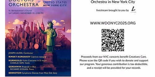 New York Philharmonic - Dvorak's New World, Bernstein and Gershwin at David Geffen Hall