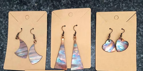 Flamed Copper Jewellery