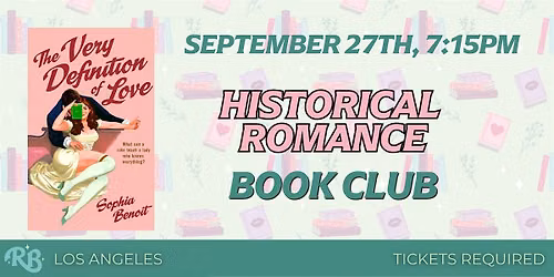 Historical Romance LA Book Club - September 2026