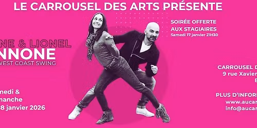STAGE WCS - Amandine & Lionel Giannone | Le Carrousel des Arts