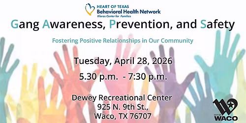 Gang Awareness, Prevention, and Safety Event