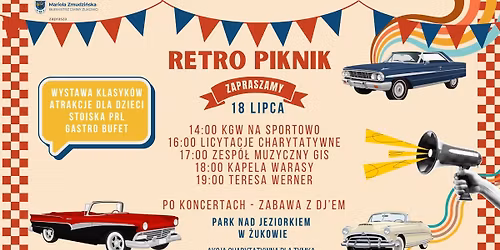 RETRO PIKNIK nad jeziorkiem