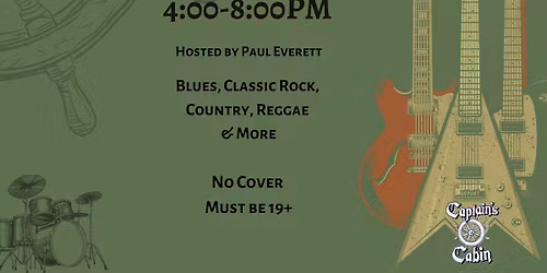 Jam Session w\/ Paul & Friends Every Sunday! 