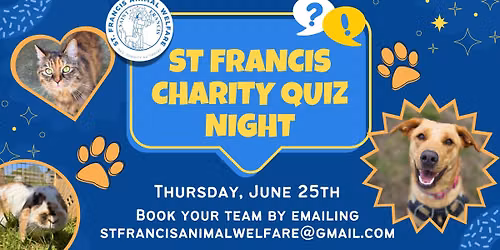 St Francis Charity Quiz Night
