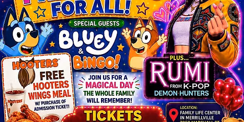 Holiday Joy with Bluey, Bingo & Rumi Special Guest Santa