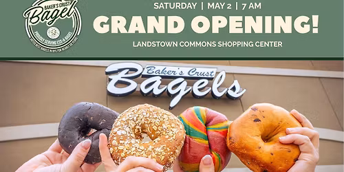 Grand Opening of Baker\u2019s Crust Bagel in Landstown Commons