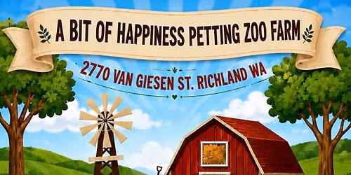 Petting Zoo & community market at a bit of happiness farm