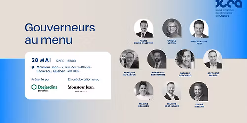 Gouverneurs au menu