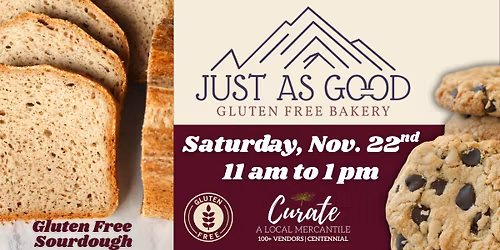 Gluten Free Sourdough Pop Up at Curate Mercantile