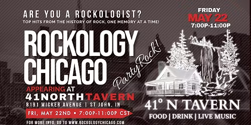 ROCKOLOGY CHICAGO ROCKIN' 41 NORTH TAVERN! OUTDOOR STAGE!