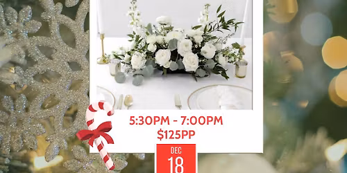 Evergreen Elegance Table Centrepiece Floral Workshop