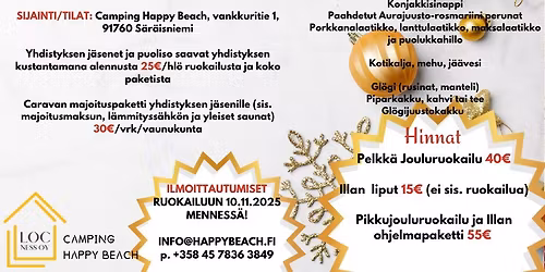 Camping Happy Beachin Pikkujoulu