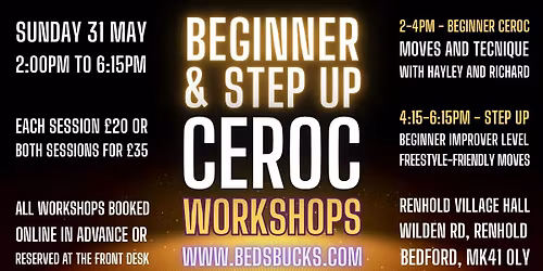 Beginner \/ Step-up Workshops in Bedford