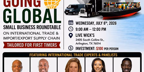 Going Global: Small Business Roundtable on Trade & Supply Chain