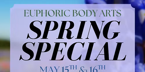 Spring Flash Special!! 