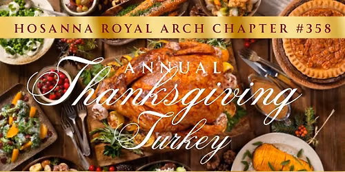 Annual Thanksgiving Turkey Giveaway 