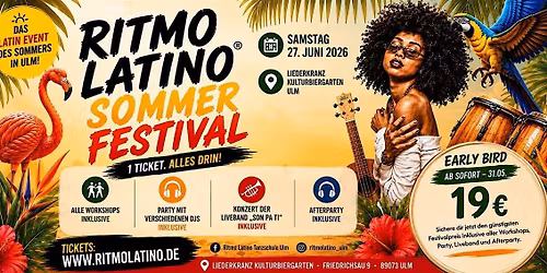 Ritmo Latino\u00ae Sommer Festival