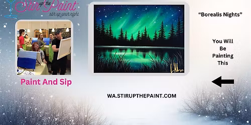 West Seattle Holiday Paint and Sip (Wine Included)