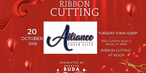 Alliance Cheer Elite Ribbon Cutting