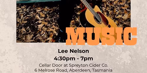 Lee Nelson Live at Spreyton