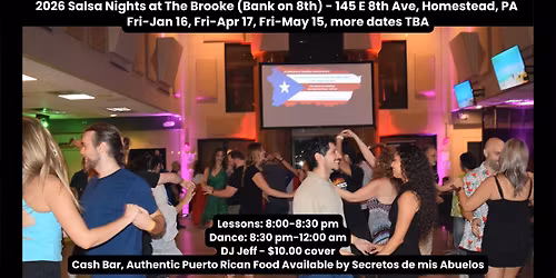 Salsa Night at The Brooke (Bank on 8th)
