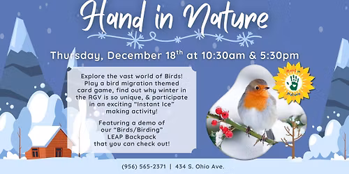 Hand in Nature - Winter & Birds (Afternoon)
