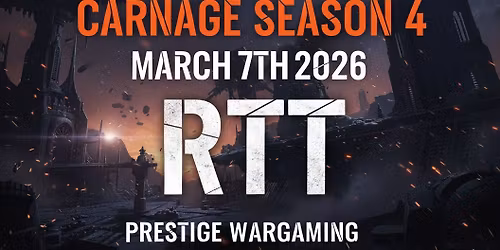 RTT at Prestige Wargaming ( WTC )