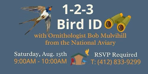 1-2-3 Bird ID with Ornithologist Bob Mulvihill