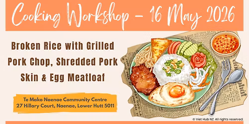 Broken Rice with Grilled Pork Chop, Shredded Pork Skin & Egg Meatloaf