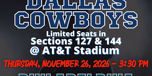 Dallas Cowboys at Philadelphia Eagles at Lincoln Financial Field