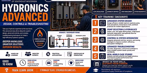 Hydronics Advanced \u2013 Design, Controls & Troubleshooting