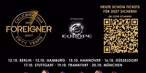 Foreigner Hamburg Tickets