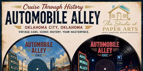 Automobile Alley Vinyl Art Night at S&Bs