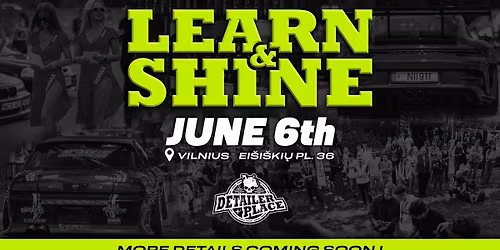 LEARN & SHINE BY DETAILER PLACE 2026