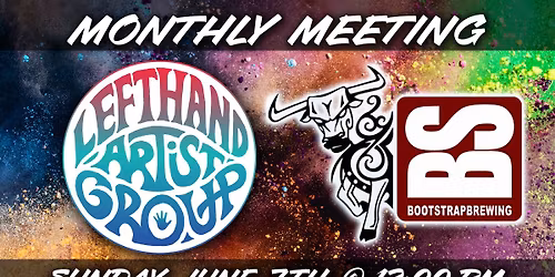 Left Hand Artist Group Monthly Meeting