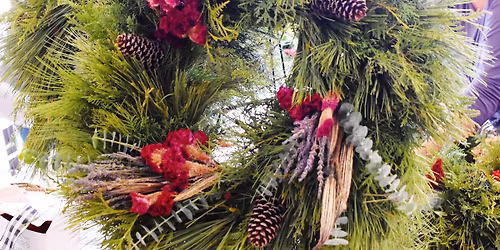 2025 Holiday Wreath Workshop at Lavender Wynde Farm