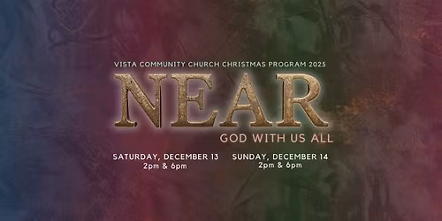 Vista Christmas Program 2025